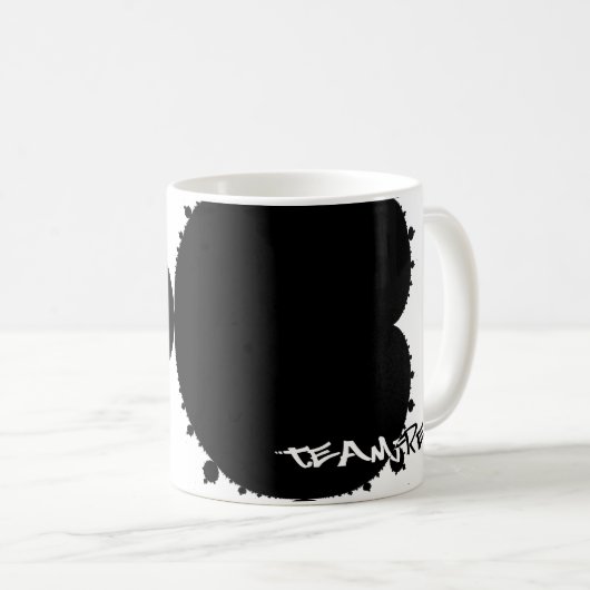 einfarbiges mandelbrot. kaffeetasse (VorderseiteRechts)