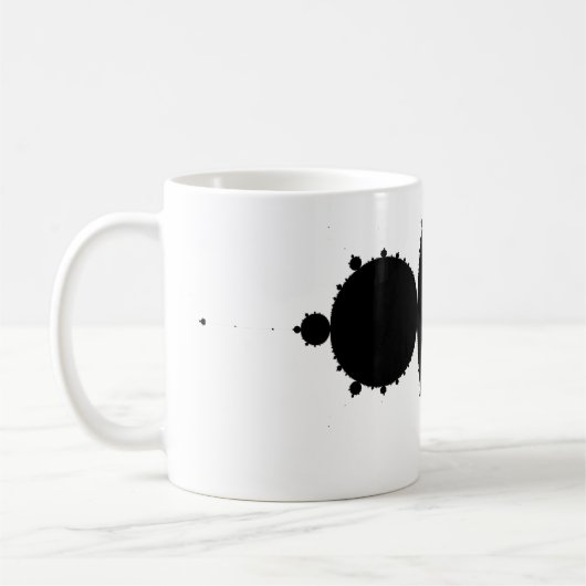 einfarbiges mandelbrot. kaffeetasse (Links)
