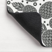 Einfarbiges Monogramm der Ananas-| Mousepad (Ecke)