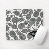 Einfarbiges Monogramm der Ananas-| Mousepad (Mit Mouse)