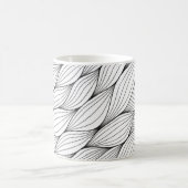 Einfarbiges, nahtloses Muster mit abstrakt geschli Kaffeetasse (Mittel)