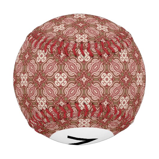 einfarbiges Retromuster Hintergrund 4 Baseball (Rückseite)