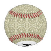 einfarbiges Retromuster Hintergrund 6 Baseball (Rückseite)