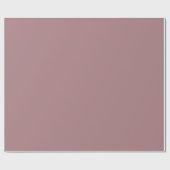 Einfarbiges, schlichtes staubiges Rosa Geschenkpapier (Flach)