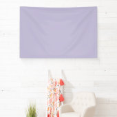 Einfarbiges, staubiges Lavendel in solider Farbe Banner (InSitu)