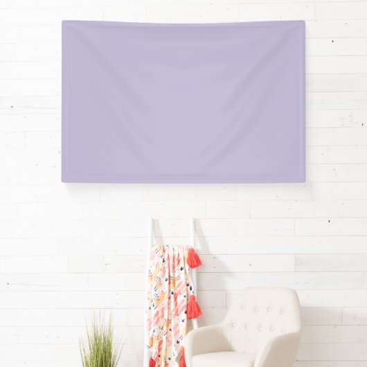 Einfarbiges, staubiges Lavendel in solider Farbe Banner (InSitu)