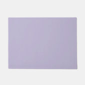 Einfarbiges, staubiges Lavendel in solider Farbe Fußmatte (Vorderseite)