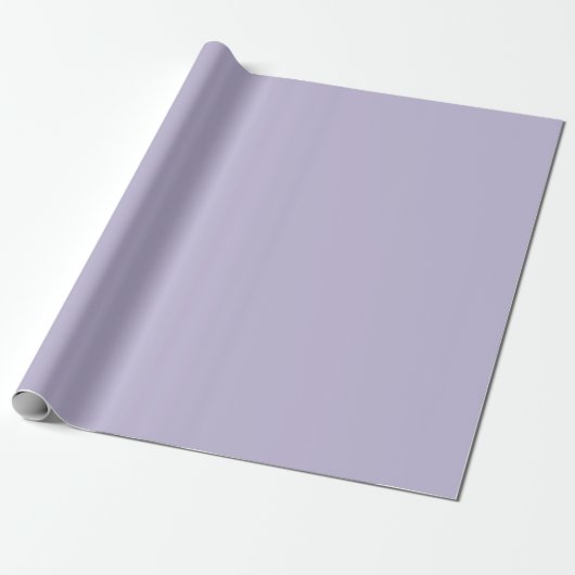 Einfarbiges, staubiges Lavendel in solider Farbe Geschenkpapier (Ungerollt)