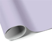 Einfarbiges, staubiges Lavendel in solider Farbe Geschenkpapier (Rolleneckpunkt)