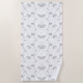 Einfarbiges Strandtuch (Vorderseite)