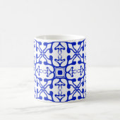 Einfarbiges Vintages Muster. Abstrakt Kaffeetasse (Mittel)