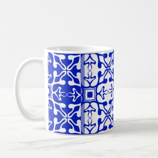 Einfarbiges Vintages Muster. Abstrakt Kaffeetasse (Links)