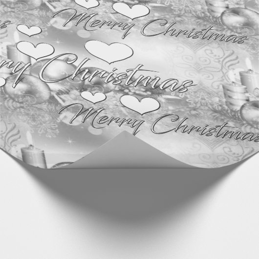 Einfarbiges Weihnachtsthema Packpapier (Ecke)