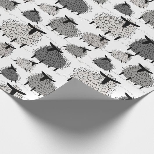 Einfarbiges Wrapping-Papier Geschenkpapier (Ecke)