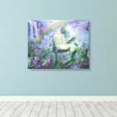 Einfärbung der Schmetterlinge Kunstkanvas Leinwanddruck (Insitu (Holzboden))