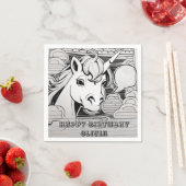 Einfärbung in Party Serviette (Beispiel)