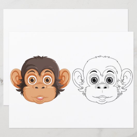 Einfärbungsseite (Vorne/Hinten)