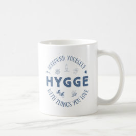 Einfassung sich W. Hygge (dunkelblauer Text) Kaffeetasse