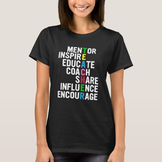 Einfluss Bildung ermutigen Mentor inspirier c T-Shirt (Vorderseite)
