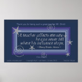 EINFLUSS DES LEHRER POSTER (Vorne)