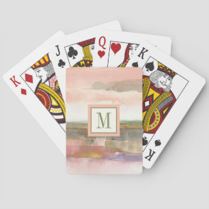 Einfluss des Monogramm-  der Linien-und Spielkarten