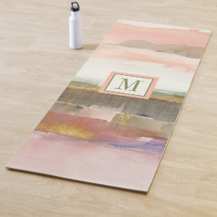 Einfluss des Monogramm- der Linien-und Yogamatte