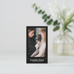 Einfluss, Minimalistische Social Media Makeup Arti Visitenkarte