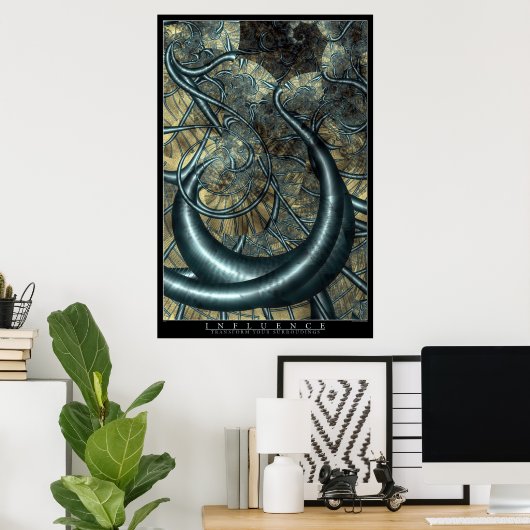 Einfluss Poster (Heimbüro)