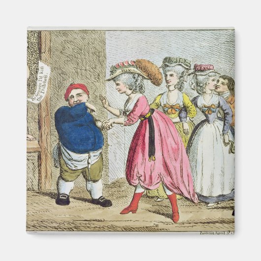 Einfluss von Frauen oder die Devonshire-Leinwand Magnet (Vorne)