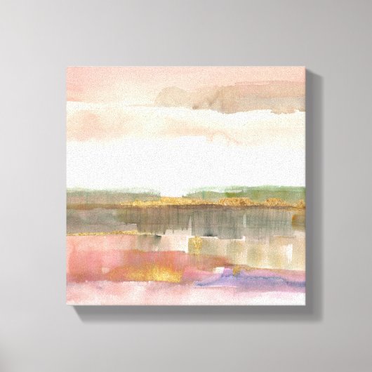 Einfluss von Line and Color Gold Crop Leinwanddruck (Vorderseite)