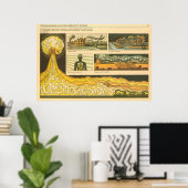 Einflussfaktoren auf nukleare Explosion Poster (Heimbüro)