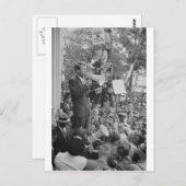 Einflussreiche Menschen der 60er Jahre Postkarte (Vorne/Hinten)