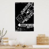 Einfügefalte Poster (Küche)