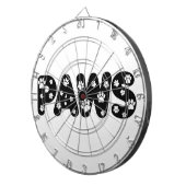 Einfügen benutzerdefinierter Text Dartscheibe (Vorderseite rechts)