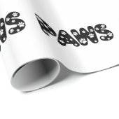 Einfügen benutzerdefinierter Text Geschenkpapier (Rolleneckpunkt)