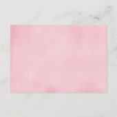 Einfügeoperationen für Rosa und Gold Butterfly Begleitkarte (Rückseite)