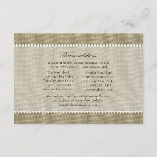 Einfügung von Anleitungen für die Darstellung von  Begleitkarte (Vorderseite)