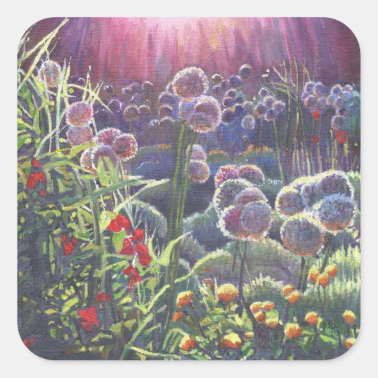 Einführung 2013 quadratischer aufkleber (Vorderseite)