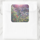 Einführung 2013 quadratischer aufkleber (Tasche)