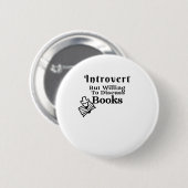 Einführung, aber Bereitschaft, Bücher zu diskutier Button (Vorne & Hinten)