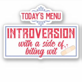 Einführung antisoziales Einsammenbeißen mit Sarkas Aufkleber