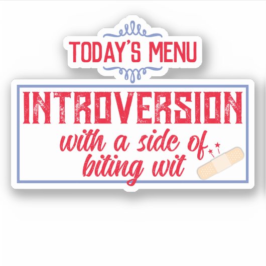 Einführung antisoziales Einsammenbeißen mit Sarkas Aufkleber (Vorderseite)