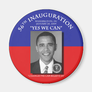 Einführung Barack Obama 2009 Veränderung, die wi Magnet