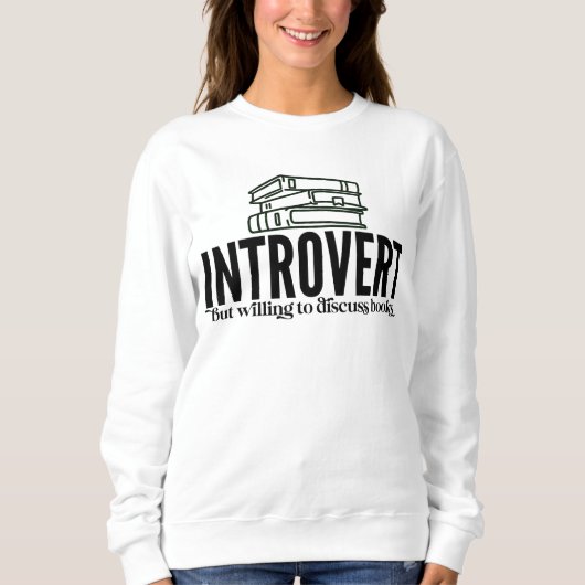 Einführung Buch Lover Sweatshirt (Vorderseite)