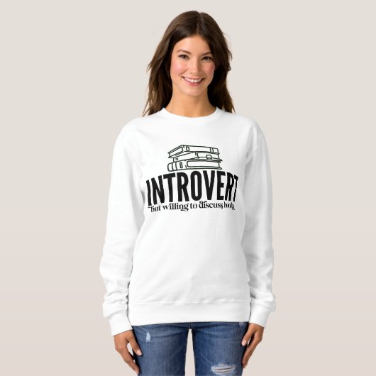 Einführung Buch Lover Sweatshirt (Vorne ganz)