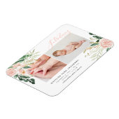 Einführung der blütenrosa Blumengeburt mit mehrere Magnet (Linke Seite)