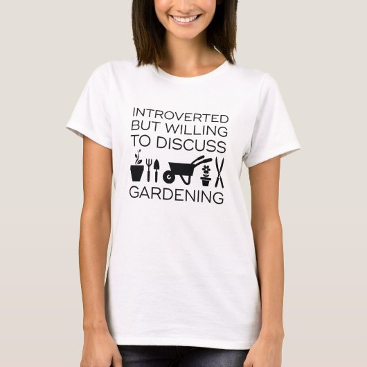 Einführung der Gartenarbeit T-Shirt (Vorderseite)