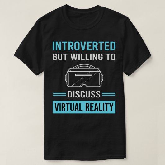 Einführung der Virtual Reality VR T-Shirt (Design vorne)