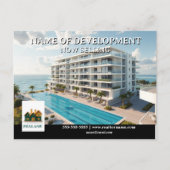 Einführung der Werbung für echtes Anwesen Postkarte (Vorderseite)