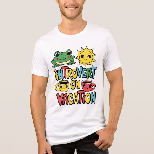 Einführung des Urlaubsmodus für Männer Tri-Blend Shirt (Vorderseite)
